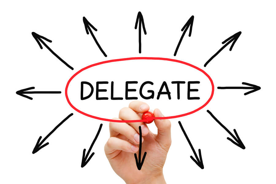 Delegating responsibility 7 stages